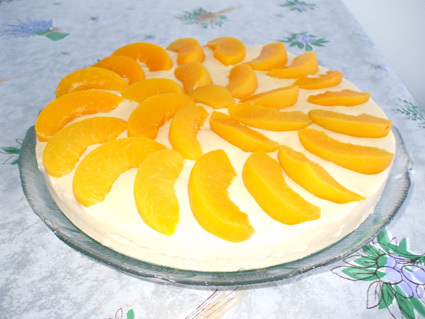 Gâteau aux fruits au sirop