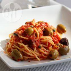 Recette spaghetti à la puttanesca – toutes les recettes allrecipes
