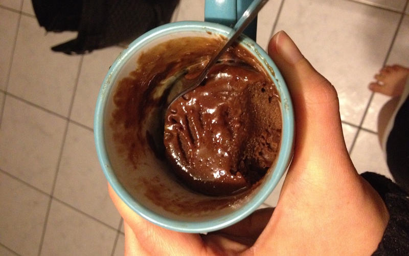 Recette chocolat mug cake (léger) pas chère et instantané ...