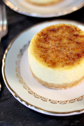 Crème brûlée mini en cheesecake