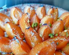 Recette tarte sablée pain d'épices aux abricots