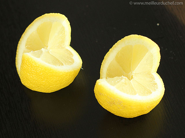 Citron en dents de loup  fiche recette illustrée  meilleurduchef.com
