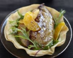 Recette foie gras de canard des landes chaud aux clémentines de ...