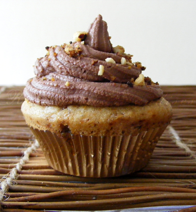 Muffins façon cupcakes choco-noisettes au petit goût de caramel