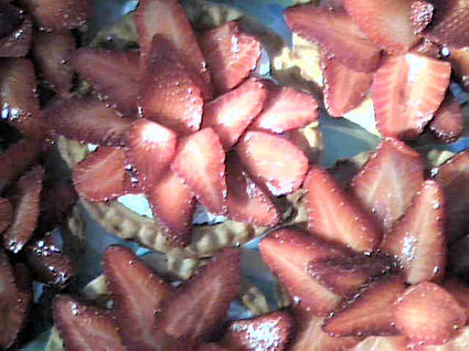 Recette de tartelettes aux fraises sur mousse au chocolat blanc