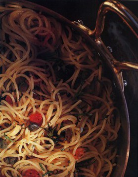 Spaghettis n°5 au romarin pour 4 personnes