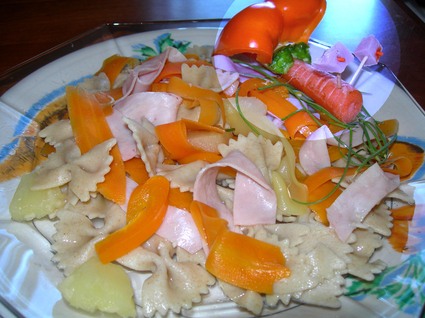 Recette de salade aux nuances orangées