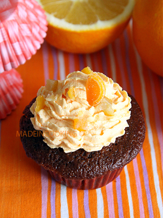 Recette muffins chocolat à l'orange (dessert divers)