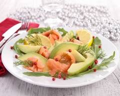 Recette detox salad: avocat, saumon & cranberries !