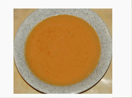 Recette de soupe de carottes