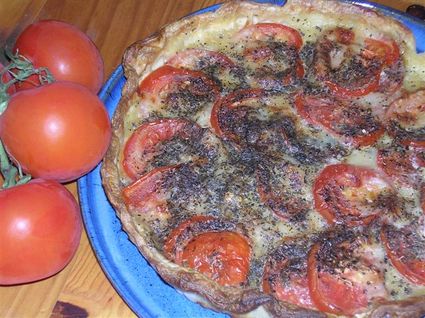 Recette de tarte mozzarella tomates