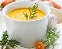 Recette soupe de carottes au curry