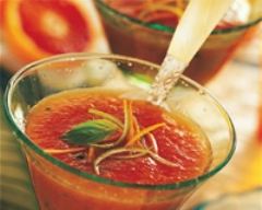 Recette soupe créole aux tomates de france et aux agrumes