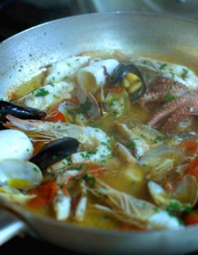 Soupe de poisson napolitaine pour 4 personnes