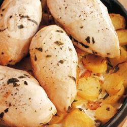 Recette blancs de poulet à l'estragon – toutes les recettes allrecipes