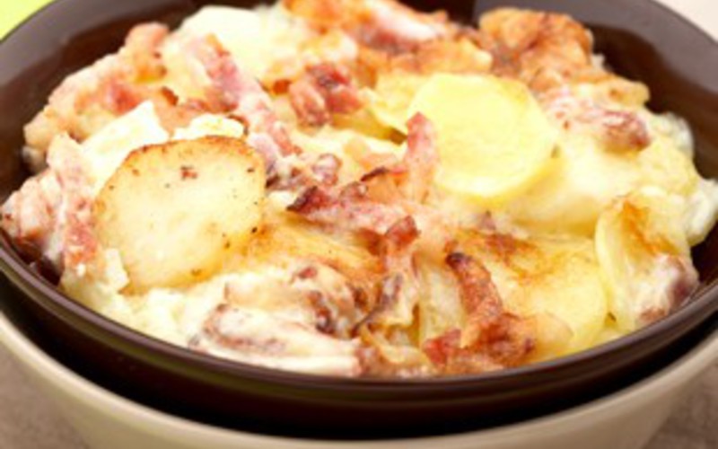 Recette gratin façon raclette pas chère et simple > cuisine étudiant