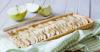 Recette de tarte aux pommes fromagère food art
