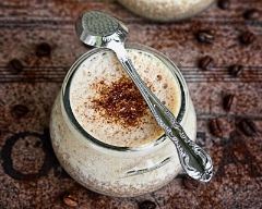 Recette mousse au chocolat blanc et café