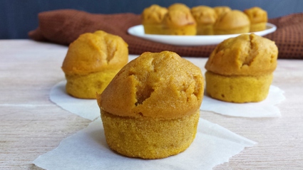 Mini muffins au potiron et à l'orange