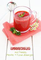 Recette de smoothie aux fraises, menthe et fleur d'oranger