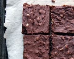 Recette brownie chocolat et graines de tournesol