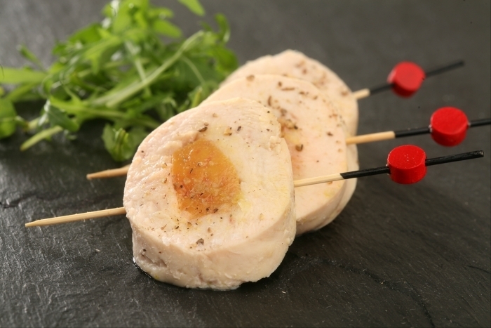 Recette de brochette de volaille farcie au foie gras facile et rapide