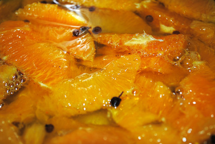 Recette de suprêmes d'oranges safranées au poivre de sichuan