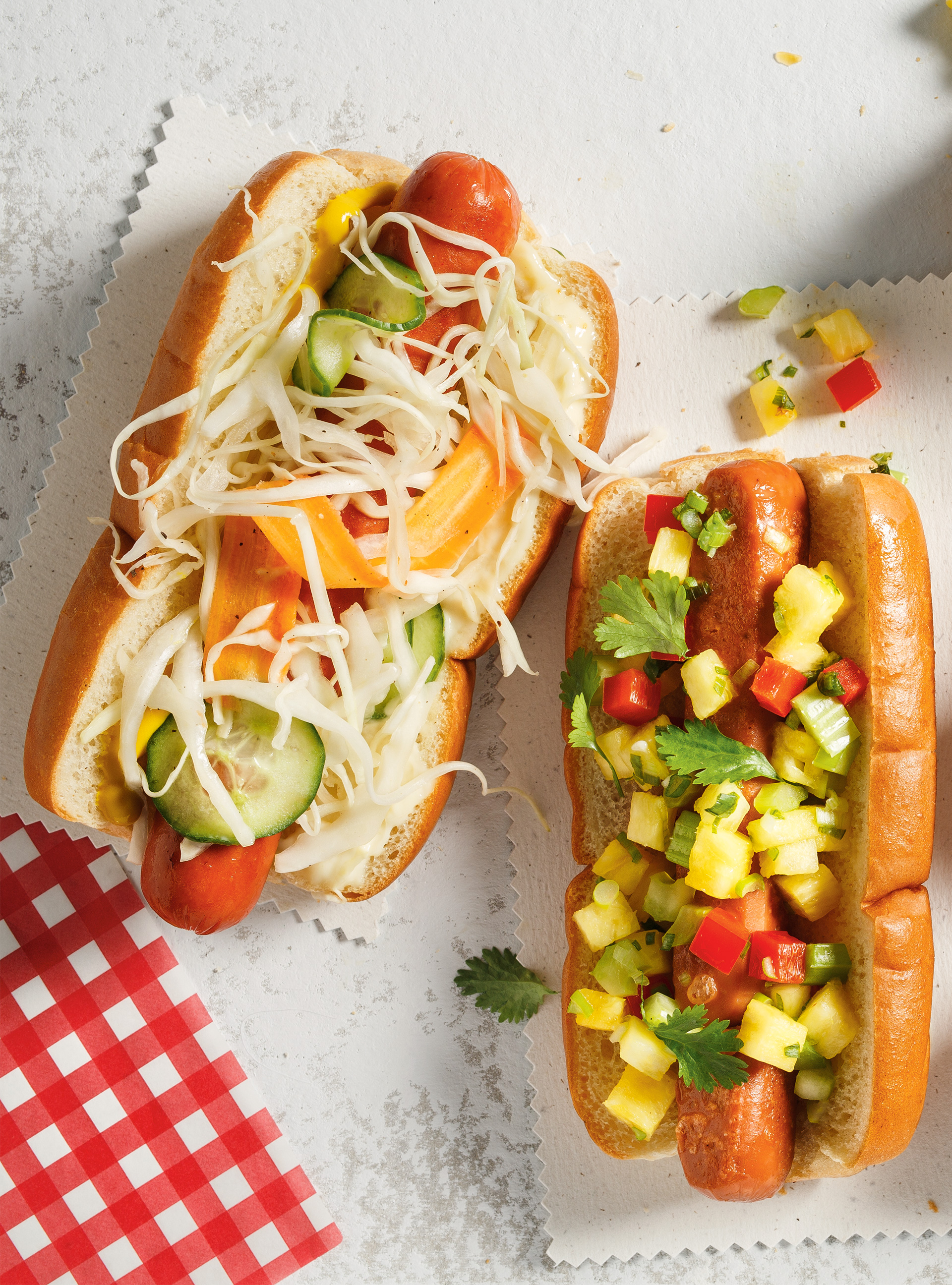 Hot-dogs à la salade de chou | ricardo