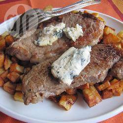 Recette steak et pommes de terre sautées au bleu style bistrot ...