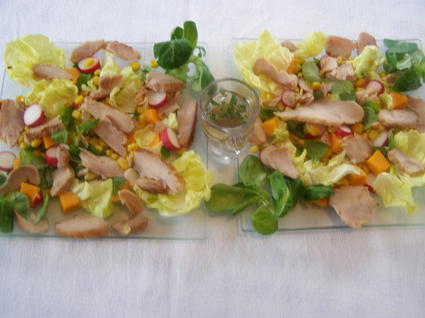Recette de salade ensoleillée aux couleurs de l'été