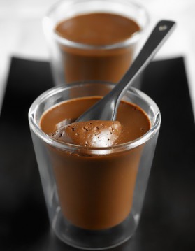 Nectar de moka au chocolat, granité au café