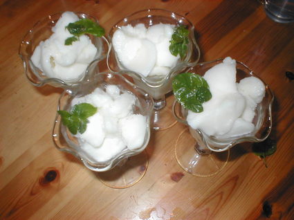 Recette de glace au yaourt et au citron