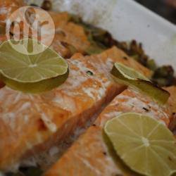 Recette saumon sur lit de poireaux – toutes les recettes allrecipes