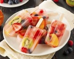 Recette glace à l'eau aux fruits