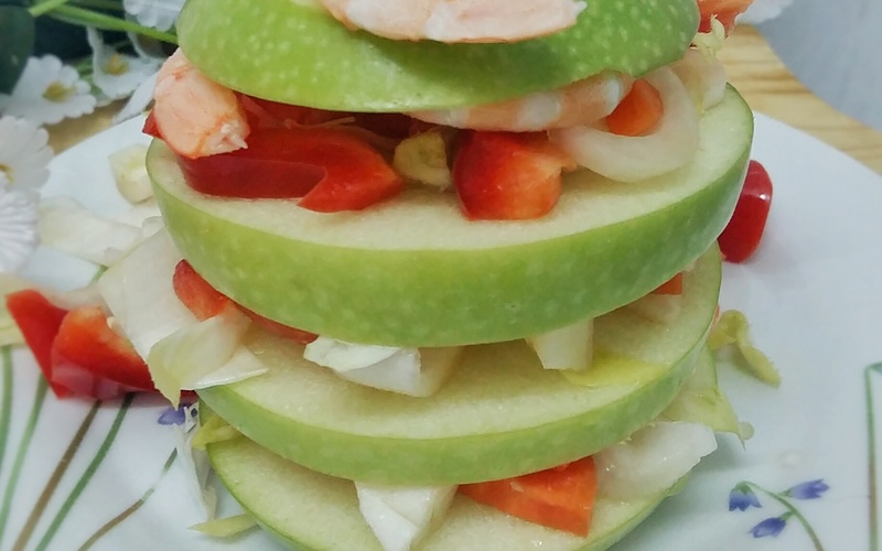 Recette salade pomme-crevette économique et facile > cuisine ...