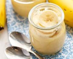 Recette crème à la banane aromatisée au rhum