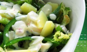 Salade de légumes verts pour 6 personnes