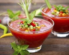 Recette gazpacho fraîcheur à la tomate