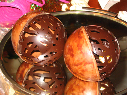 Recette de boules de noël en chocolat