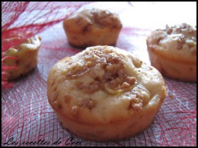 Muffins à la vanille, aux pommes et aux noisettes caramélisées pour ...