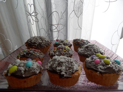 Recette cupcakes banane-chocolat (gâteau)