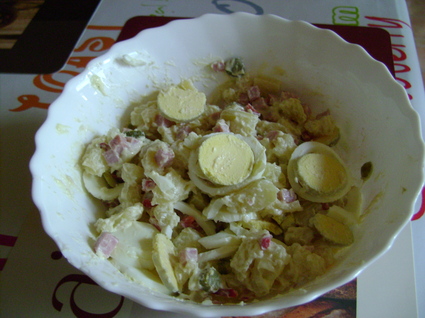 Recette de salade piémontaise au poivron et gruyère
