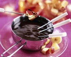 Recette fondue de chocolat aux fruits