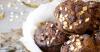 Recette de cupcakes rustiques légers au cacao et flocons d'avoine