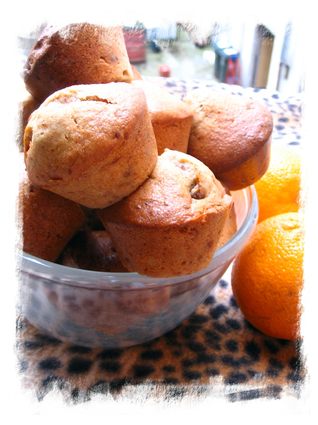 Recette de muffins aux dattes et à l'orange