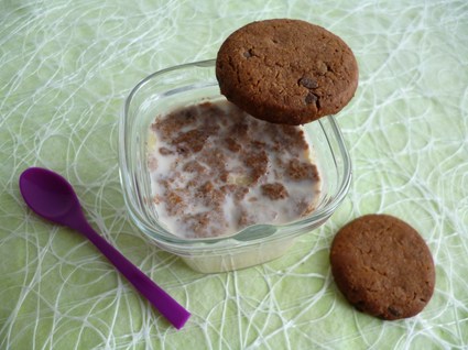 Recette yaourts maison allégés aux cookies chocolatés