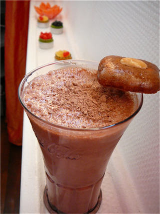 Recette de milk-shake glacé au nutella