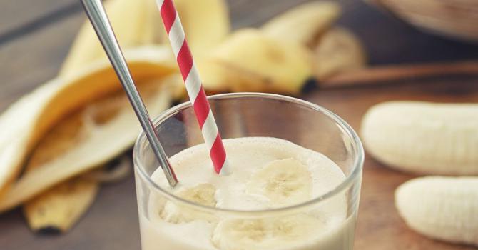 Recette de milk-shake allégé à la banane