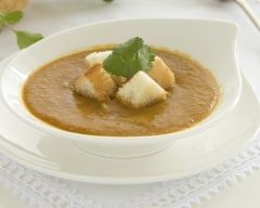 Recette soupe de lentilles au curry