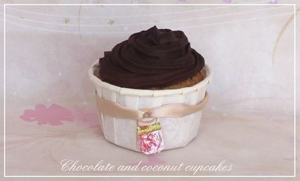 Recette de cupcakes chocolat-noix de coco
